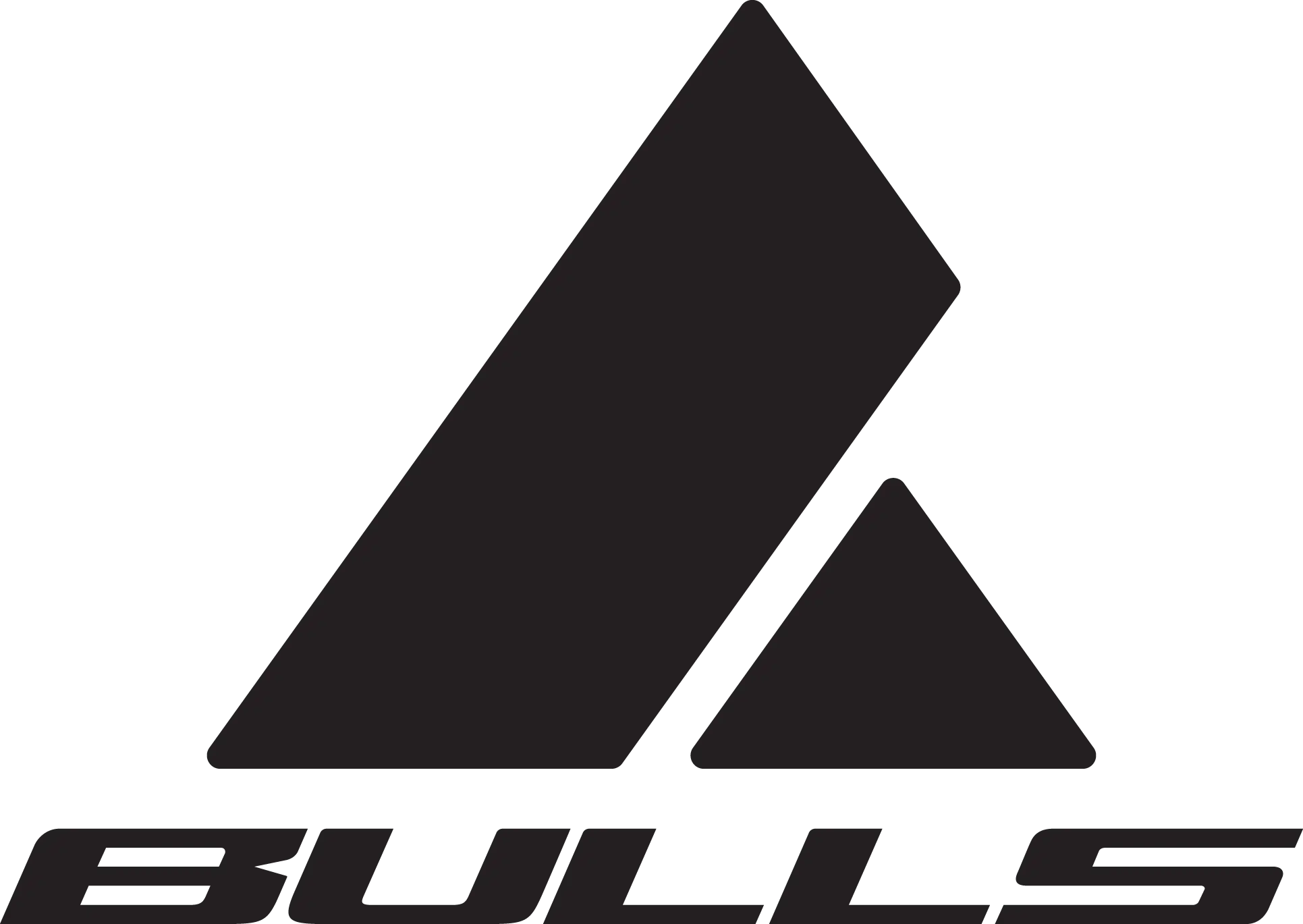 BULLS Logo neu Berg Schriftzug